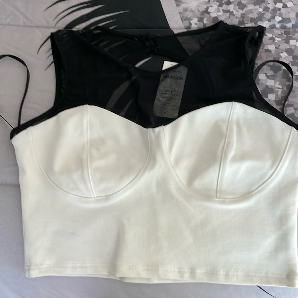 Bebe crop top new with tags size small
